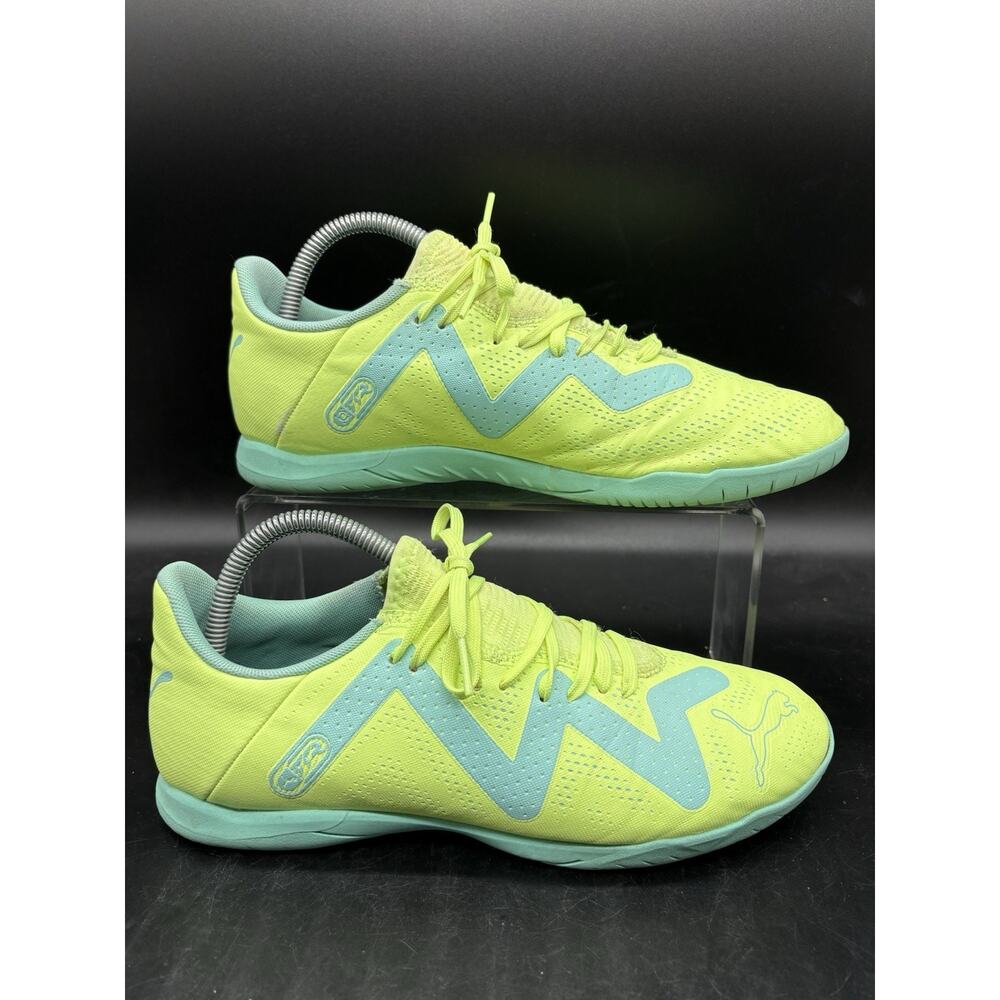 Puma Future Play It Yellow Blue Men's Size 8.5 Indoor Soccer Shoes 107193-03